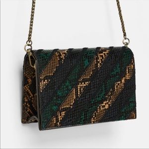 ZARA snake print bag